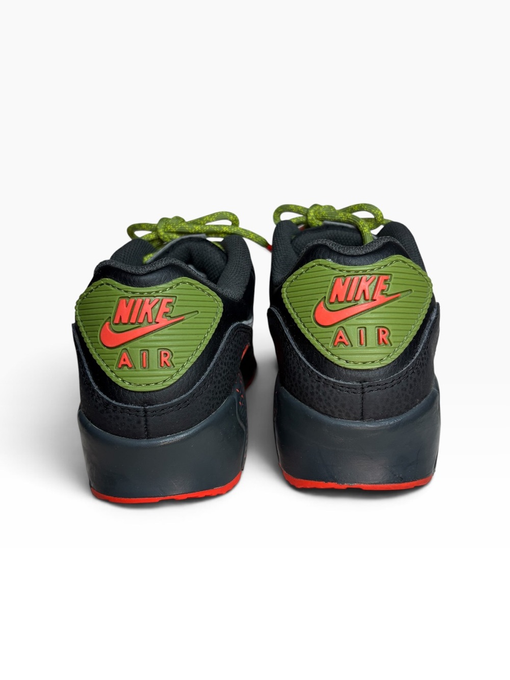 Nike Air Max 90 GS Black Asparagus Sneakers DC2100-001 size 6Y - Picture 5 of 14
